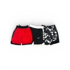 Nike Dri-FIT Elite Stripe Shorts Set Red, Black, Black/White Boys Sz 8